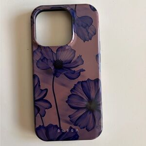 Burga Blue Floral Phone Case